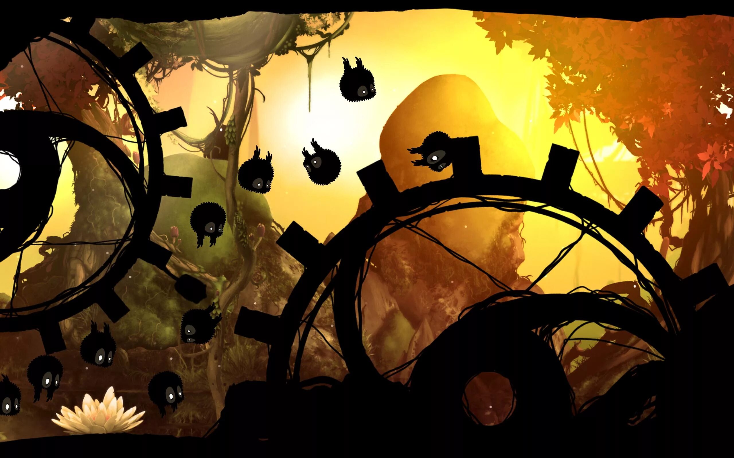 Как называется игра где круглый. Badland игра. badland 2. badland ps3. badland 1.