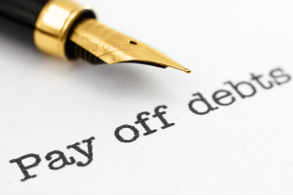 Debt. Pay your debt. Pay off your debt. Debt paid. Off payment