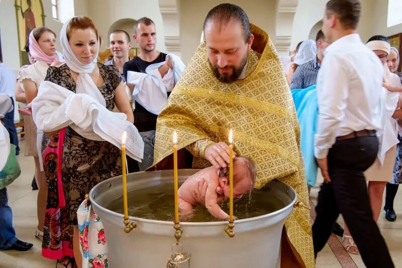 Сколько по времени идет крещение