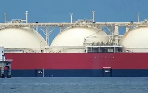 Танкер перевозящий сжиженный газ