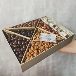 Орехи в шоколаде коробка