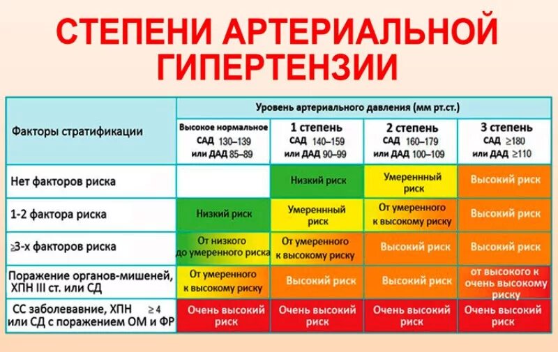 Артериальная гипертония 2 стадия 3 степени