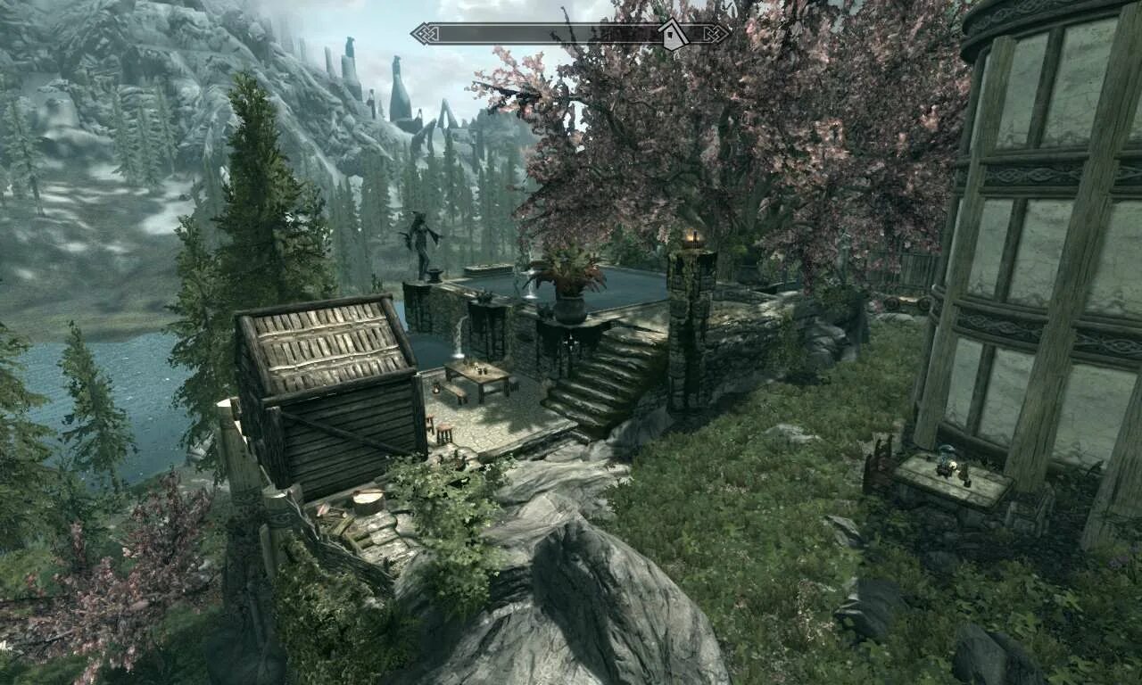 Skyrim Hearthfire поместье Озерное. Hearthfire Extended поместье Озерное. Поместье Озерное Фолкрит. Поместье Озёрное расширение. Поместье озерное в скайриме