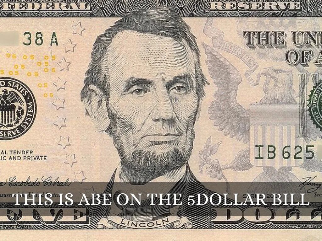 5 баксов в рублях. Банкнота 5 долларов. Доллар с бородой. 5 Баксов картинка. 5 Долларов картинка.