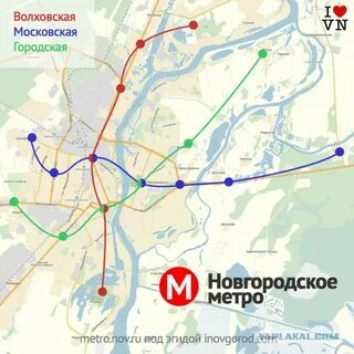 Карта метро новгороде