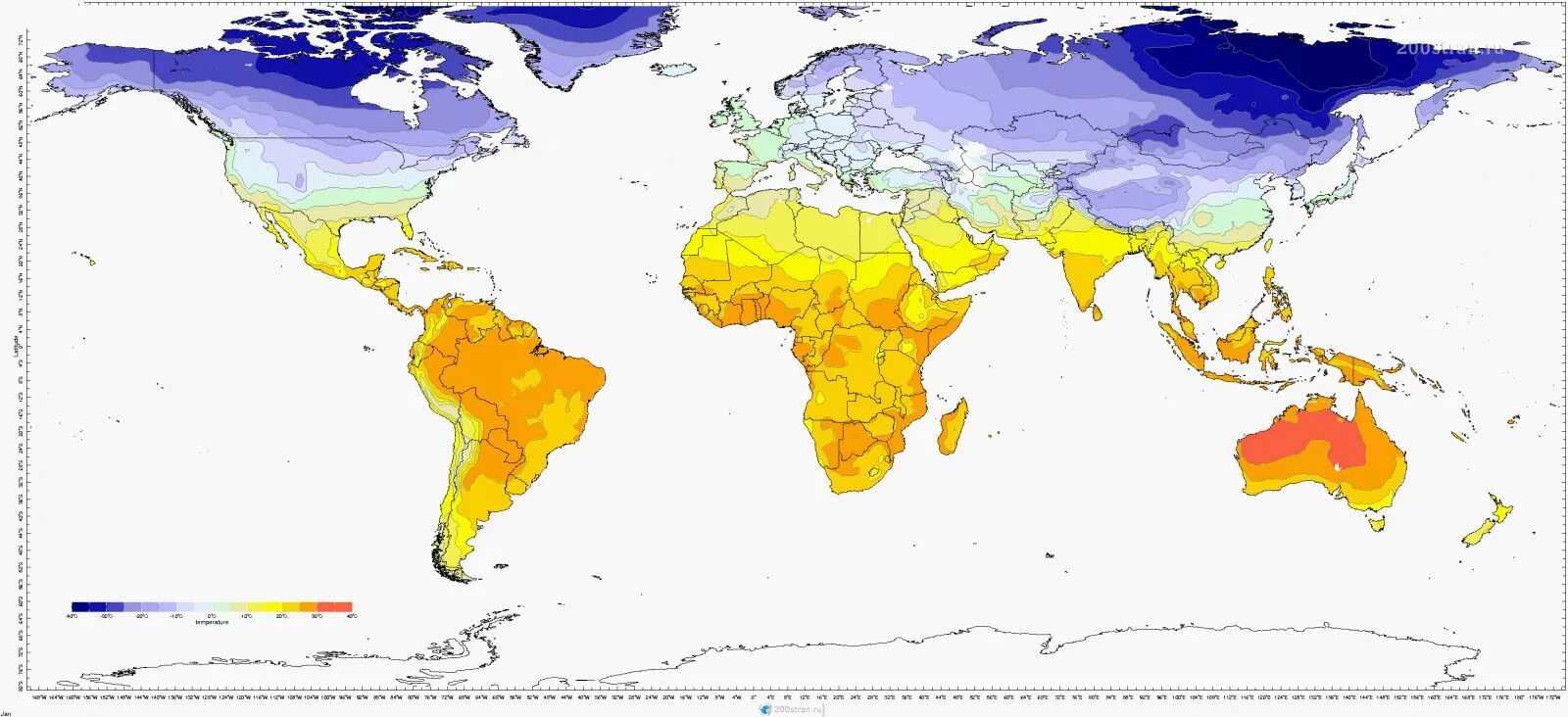 Страна низкие земли. Среднегодовая температура в мире карта.
