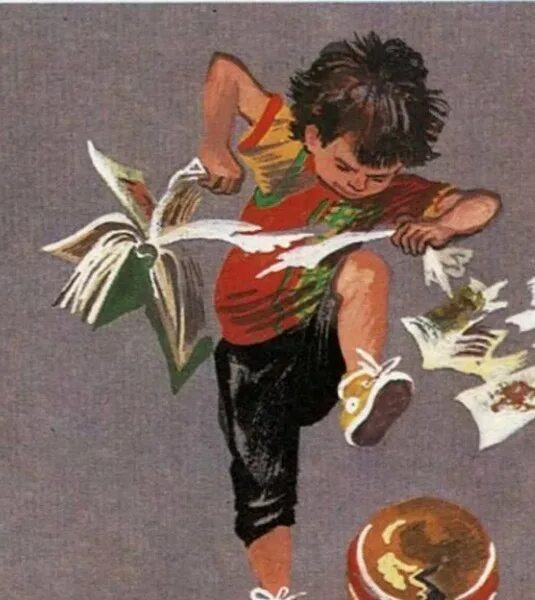 Рву книгу. Рвет книгу. мальчик рвет книгу. иллюстрации рвать книги. порванная детская книжка.