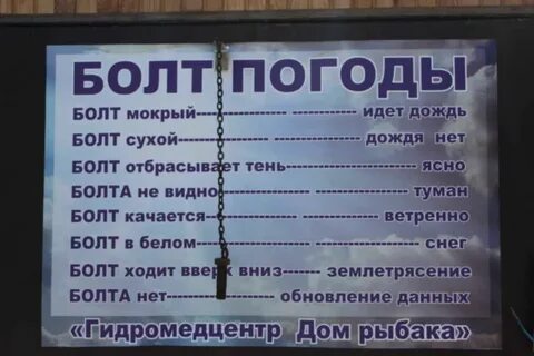 Прикольное погода