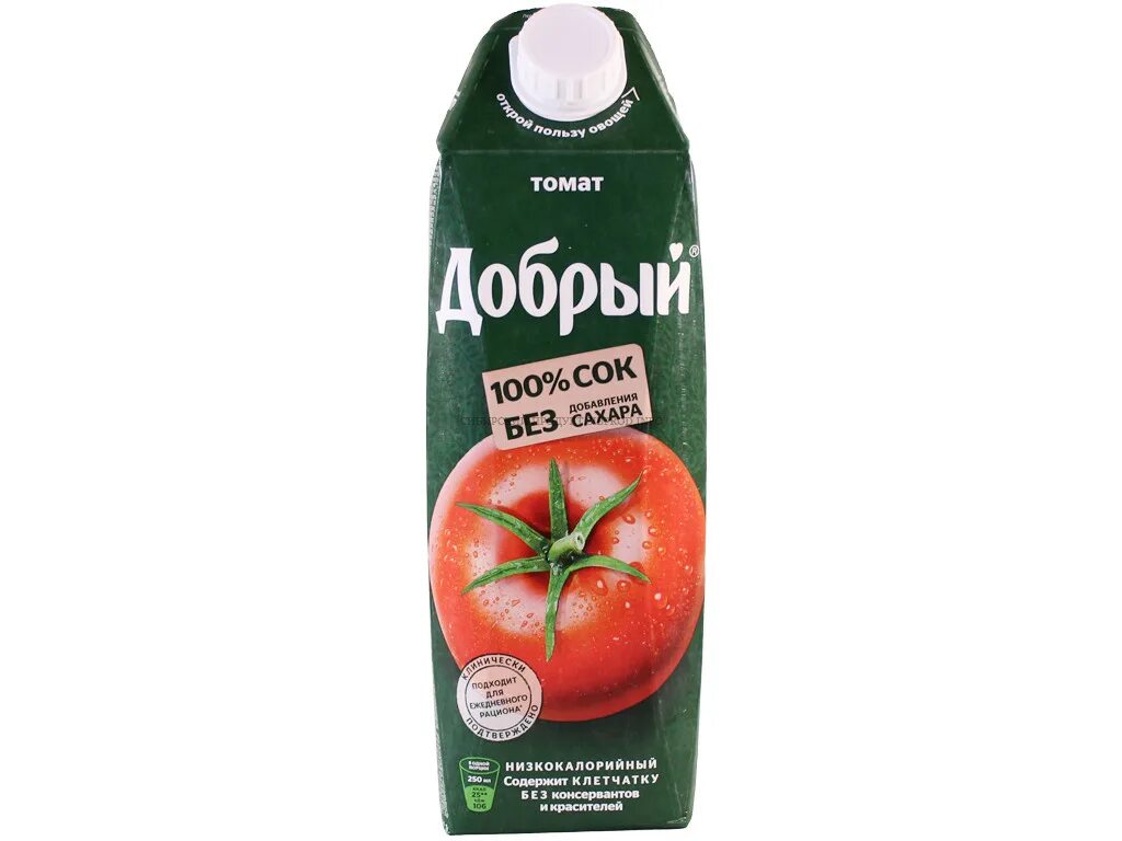 Сок добрый красный. Сок добрый томат 1л. Сок "добрый"томат (100% сок) 1л. Сок добрый томатный 1 л. Сок добрый томат т/п 1л.