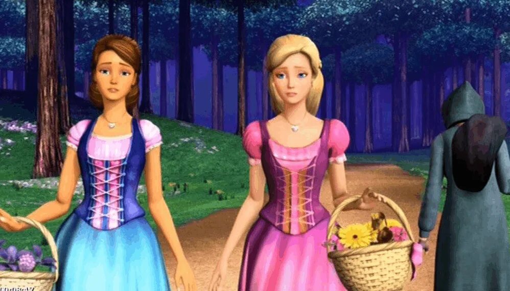 Две сестер игры игры. Барби и Хрустальный замок (2008).