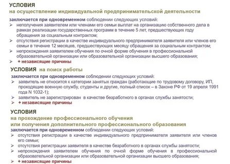 План социального контракта образец