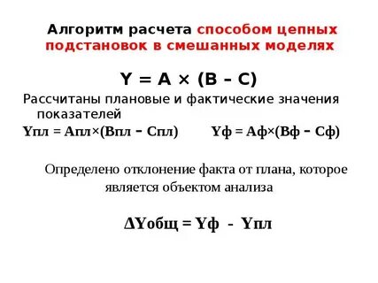 Детерминированный метод расчета
