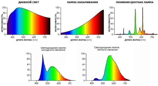 Спектр люминесцентной лампы дневного света. Спектр излучения светодиода 6000. Спектр излучения лампы дневного света. Спектр излучения фитоламп.