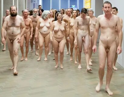 Naked groups of people