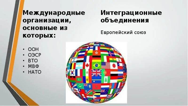 Интеграция мирового хозяйства