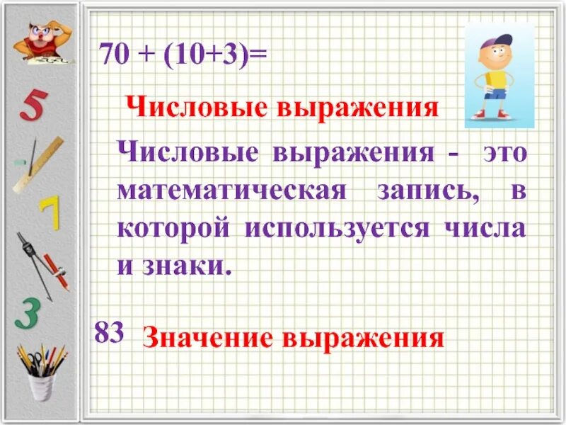 Числовые выражения порядок действий конспект урока. Компоненты числовых выражений 2 класс. Математические числовые выражения. Что такое выражение в математике. Что такое числовое выражение в математике.