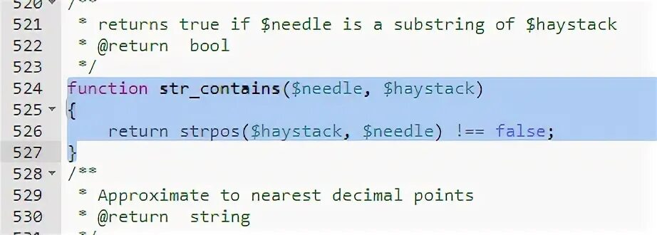 Str contains