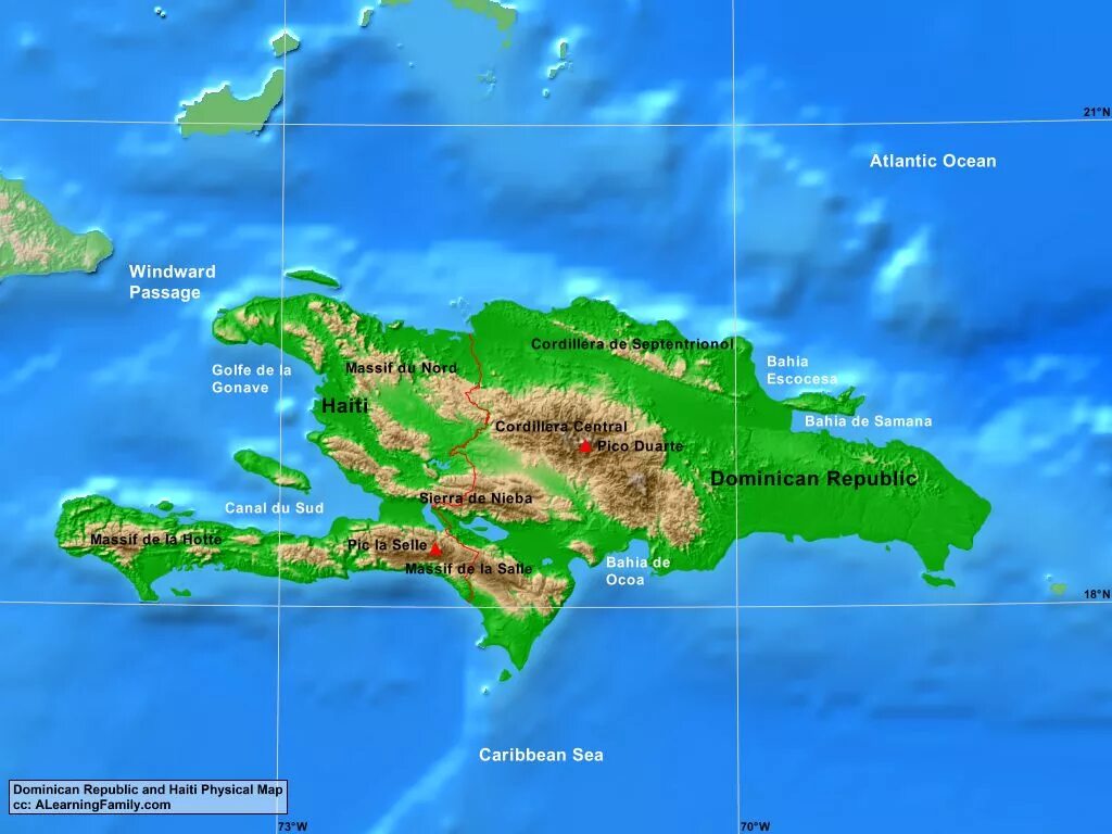 Гаити какое государство. Остров Гаити Доминиканская Республика. Остров Гаити на карте. Гаити и Доминиканская Республика на карте.