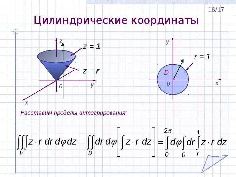 Цилиндрическая система координат тройной интеграл. Цилиндрическая система координат якобиан. Цилиндрические координаты. Цилиндрический. Сферические интегралы