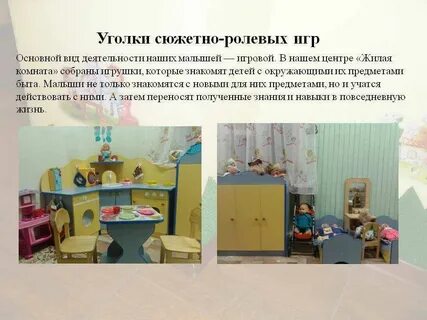 Описание уголка в детском саду