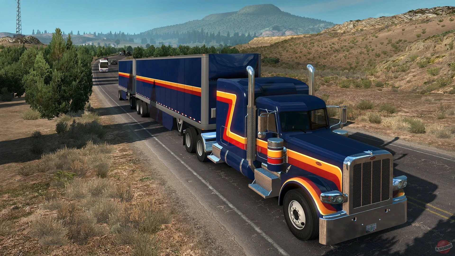 Американ грузовики. Американ трак симулятор. American Truck Simulator 2. Грузовики Американ трак. ATS Грузовики.