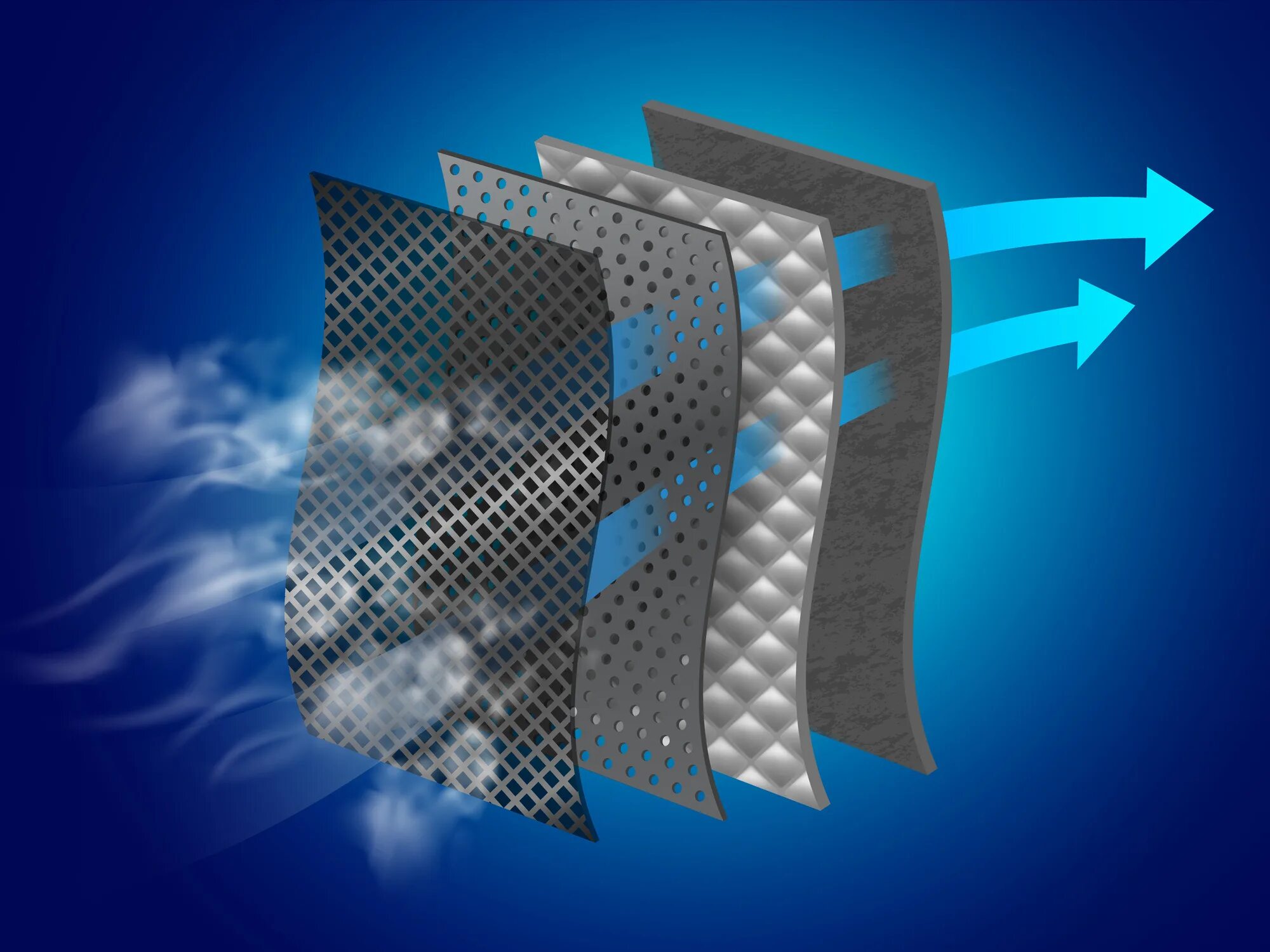 Dust filter. Hepa filter vector.