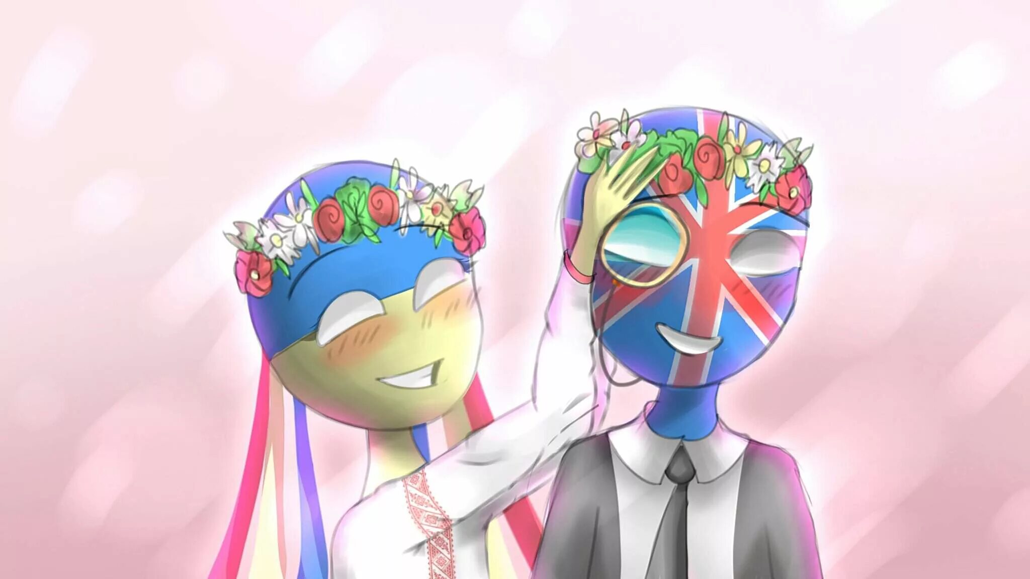 Countryhumans arts. Кантрихьюманс Англия и Россия шип. Кантри хьюманс Великобритания. Кантрихуманс Британия и Украина. Countryhumans Великобритания.