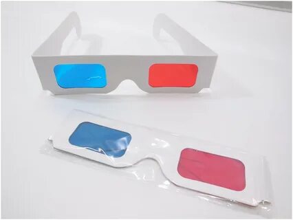 3d очки красный