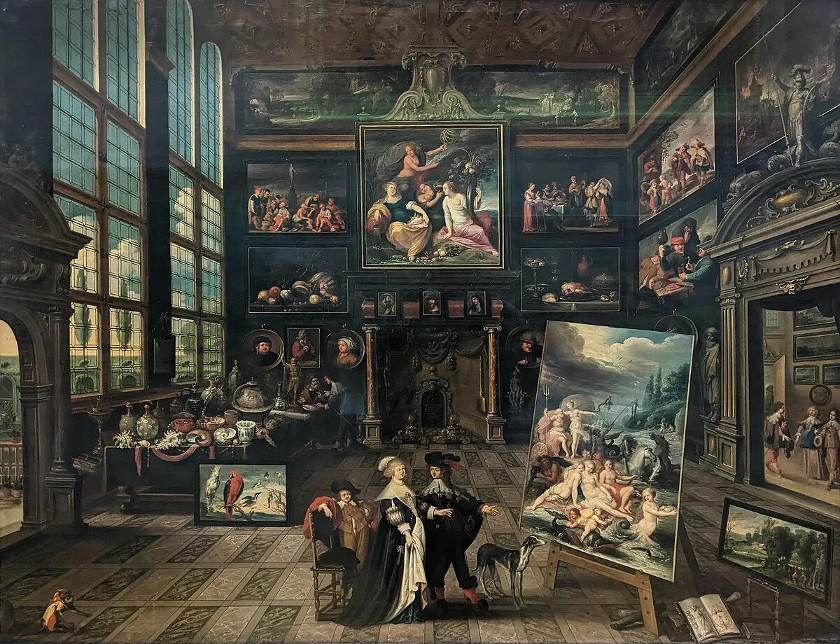 Painting gallery. Cornelis de Baellieur картины. Фламандская живопись 17 века. Фламандская живопись пейзаж Лувр. Фламандская школа живописи 17 века.