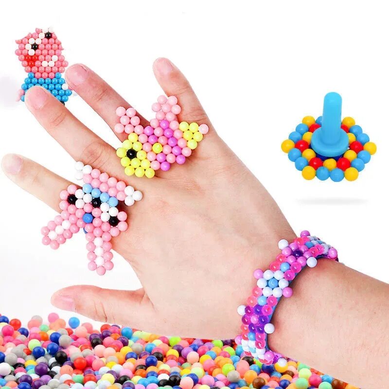 Бусинки игрушки. Аква Бидс Колечки. Аква мозаика Magic Beads. Аква Бидс игрушка. Аква Бидс Бусины.