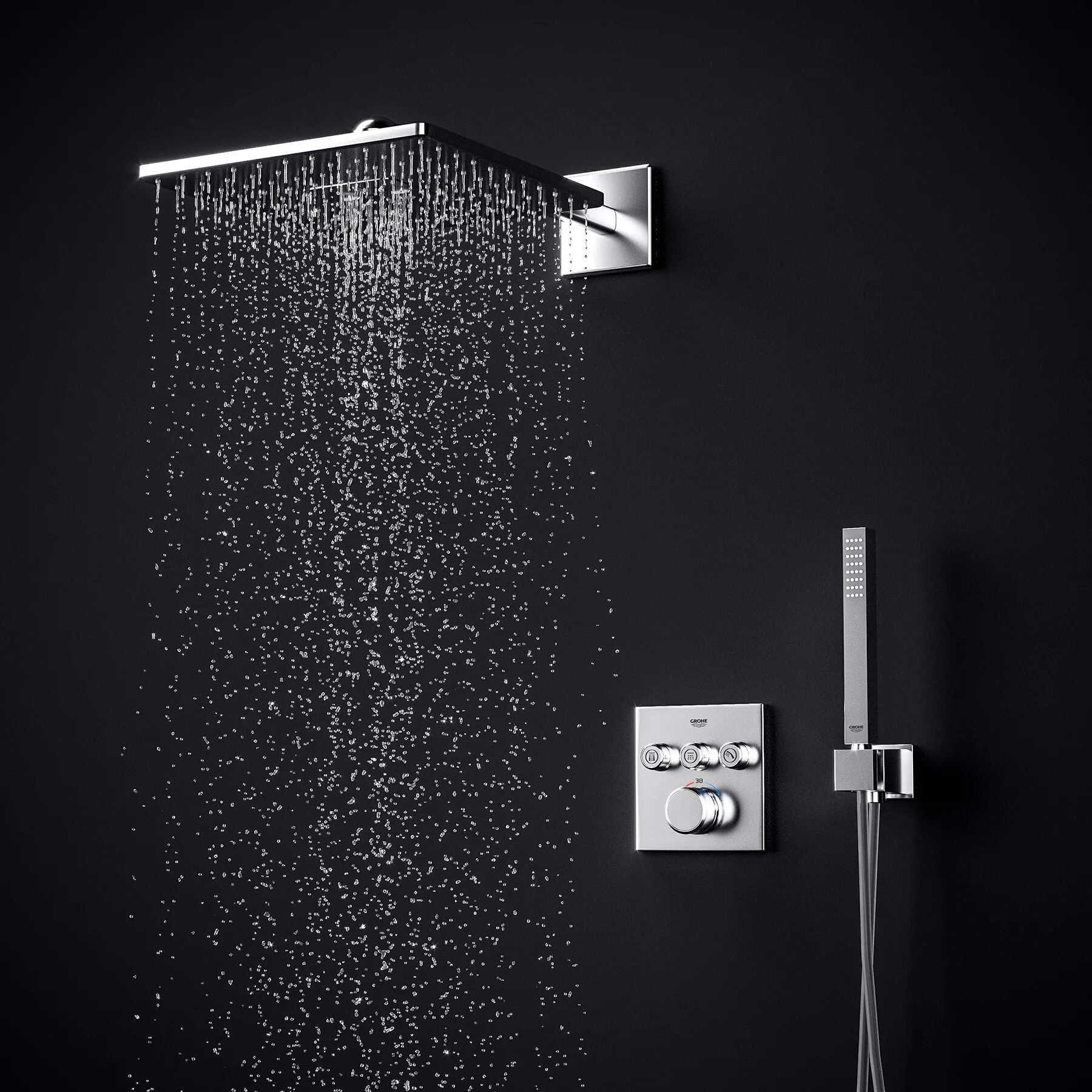 Grohe Grohtherm SMARTCONTROL 34706000. Душевая система Grohe Grohtherm SMARTCONTROL 34706000 хром. Душевая система Grohe Rainshower SMARTACTIVE Cube 34706000. Душевая система Grohe Grohtherm SMARTCONTROL perfect 34706000 с термостатом.