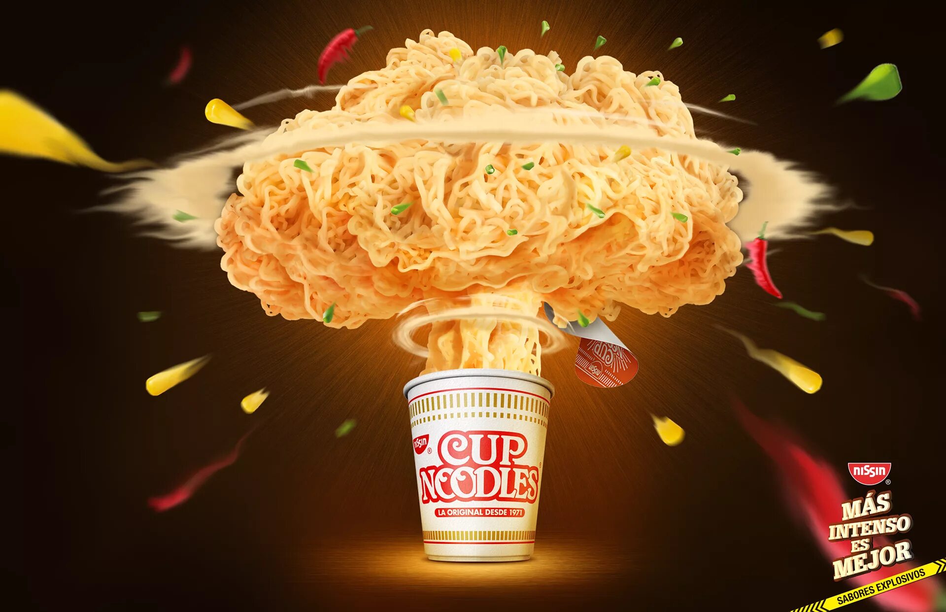 Nissin Cup Noodles реклама. Реклама еды. Необычная реклама лапши. Реклама лапши