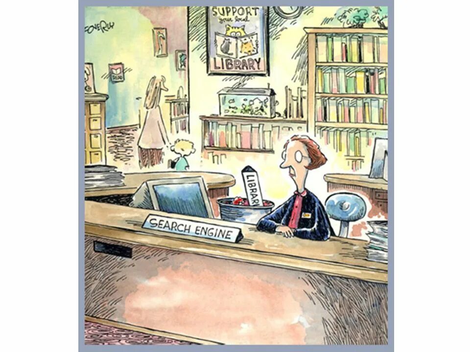 You must be in the library