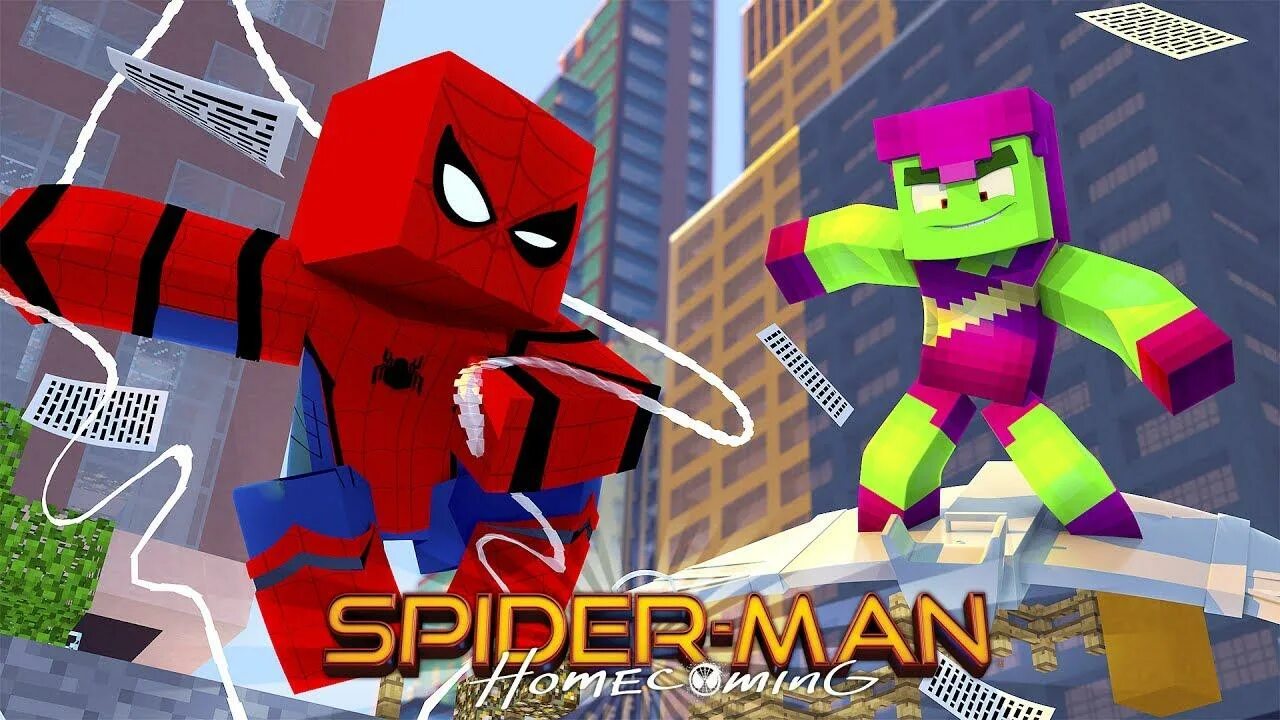 Spider man mod minecraft