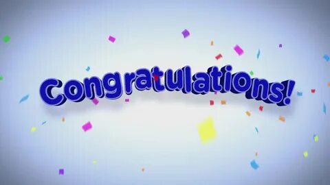 Congratulations more