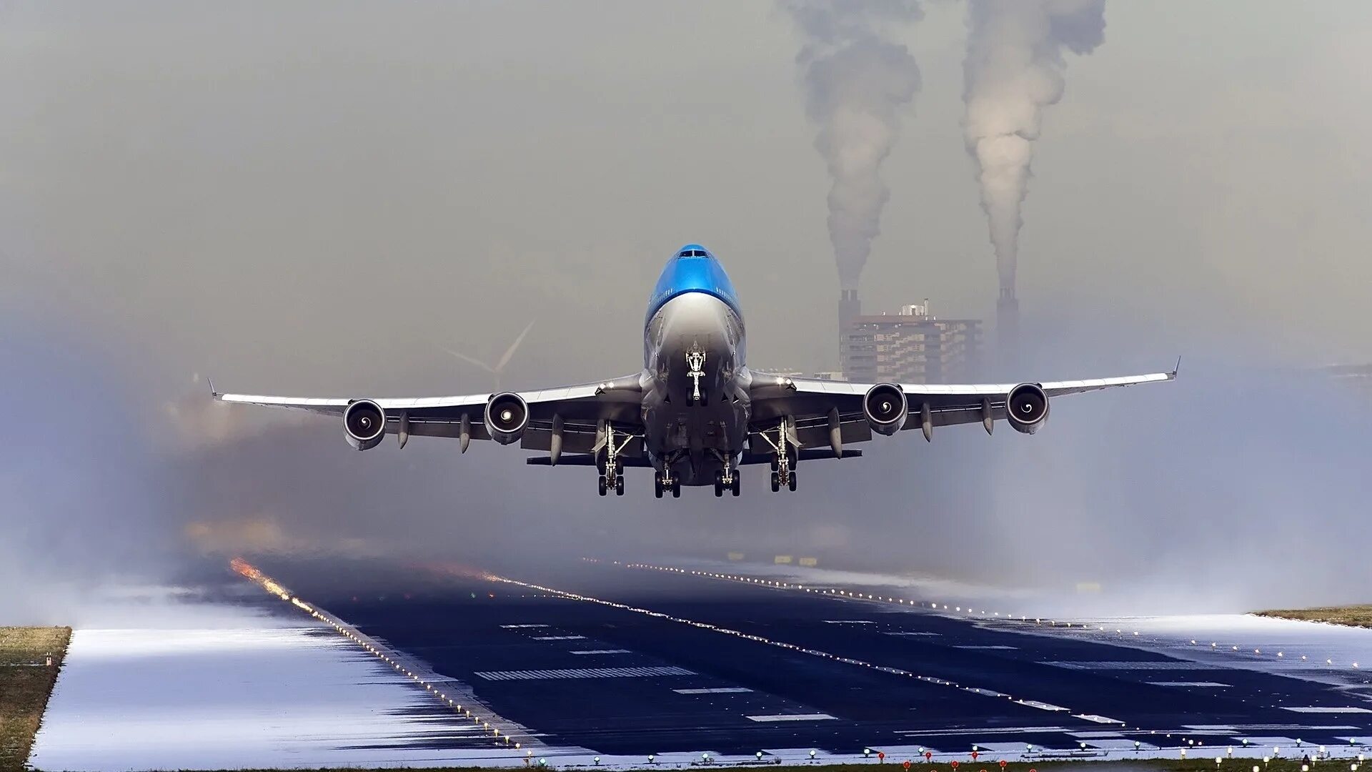Download wallpaper 1920x1080 aircraft, aviation, sky, sunset full hd, hdtv, fhd,