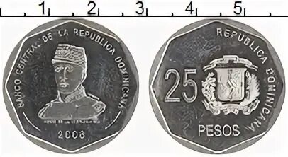 Песо. 25 песо. Песо доминикана. 25 песо. 25 песо.