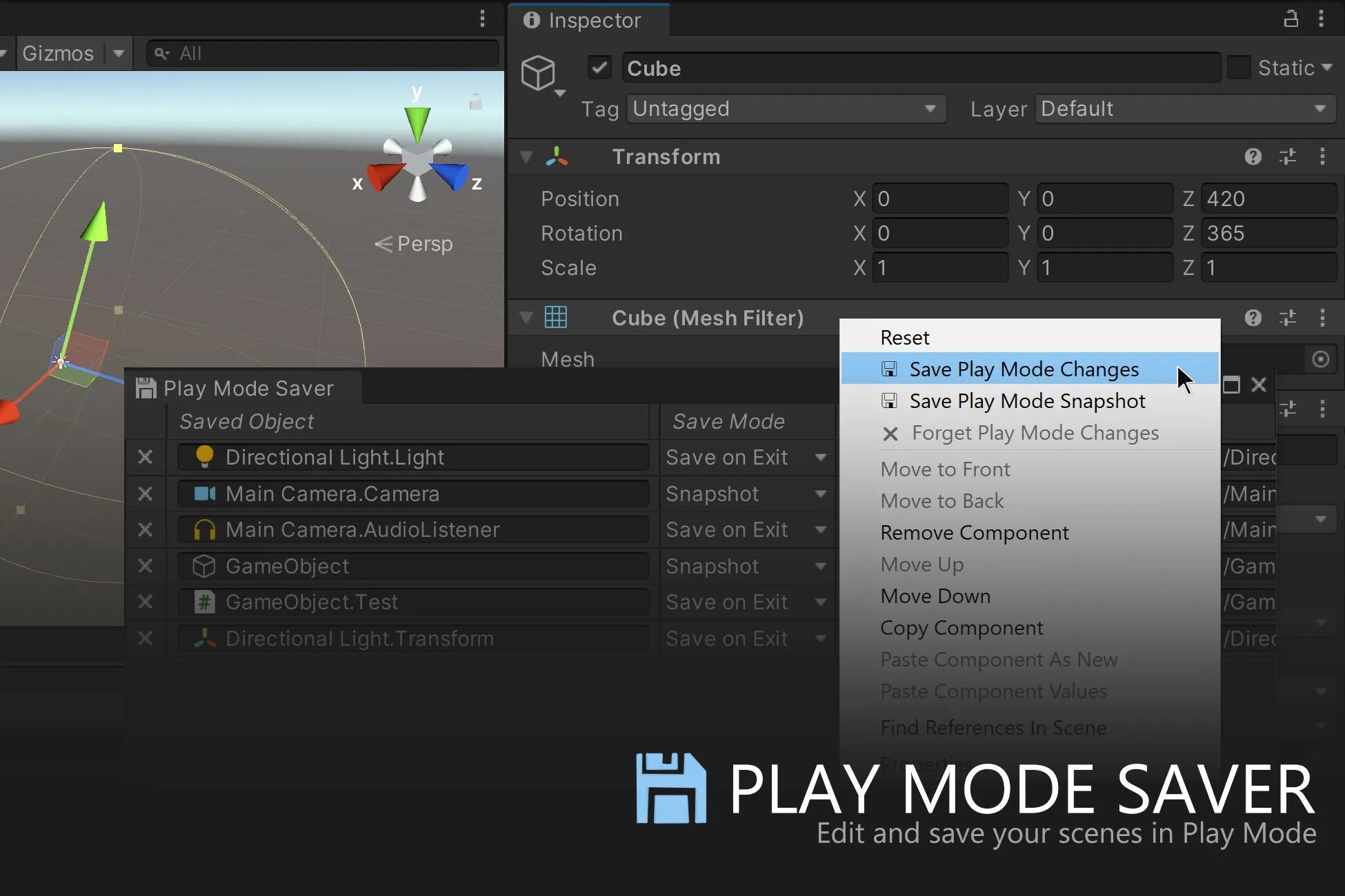 Play Mode. Unity fix