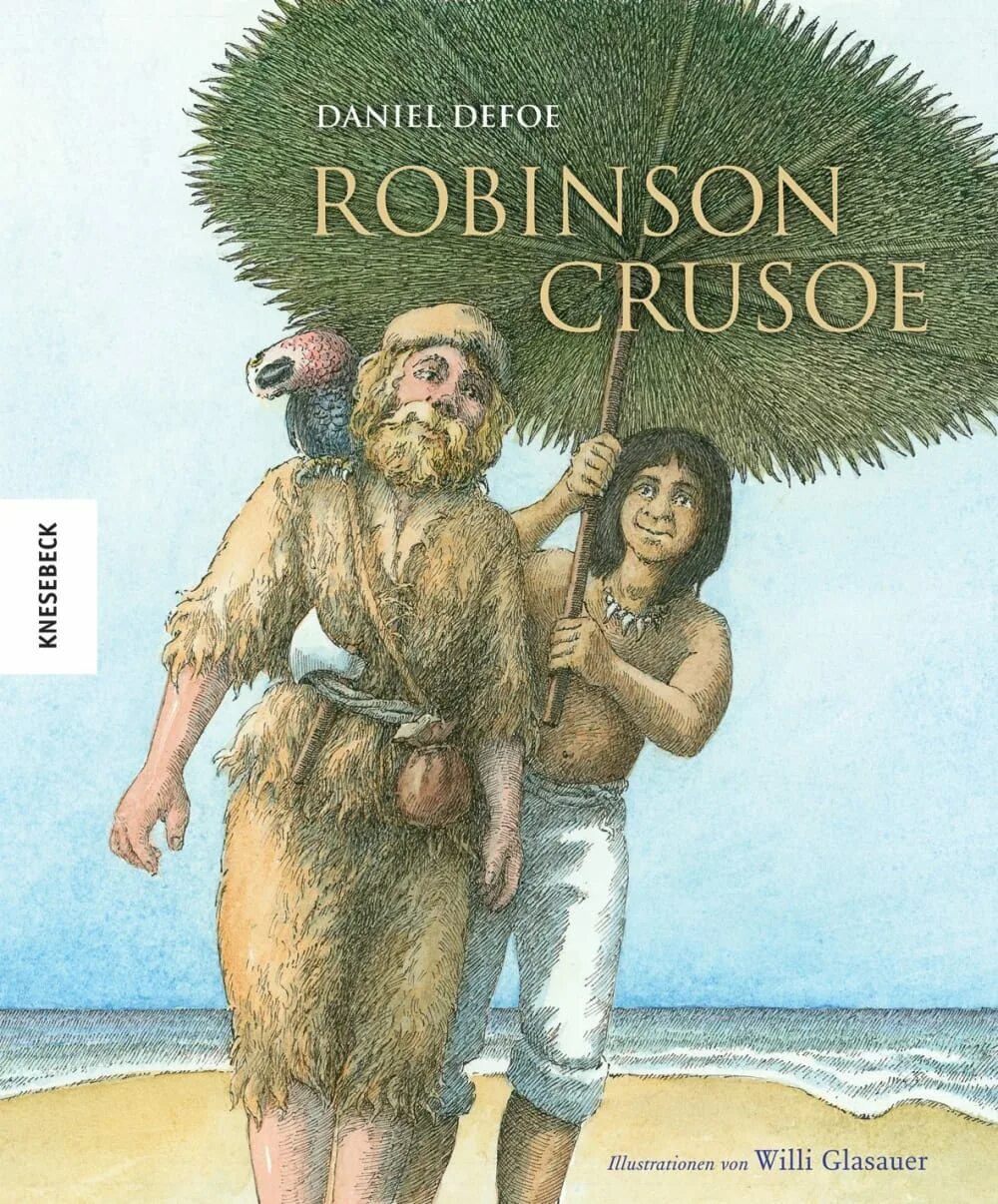 Робинзон Крузо Ингпен. Robinson Crusoe and xury. Меховой зонт у Робинзона Крузо.