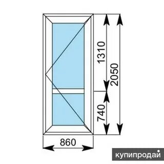 Ширина двери 860