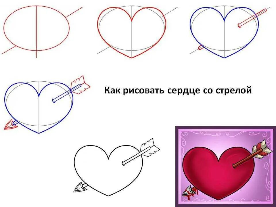 Включить рисунки сердечком