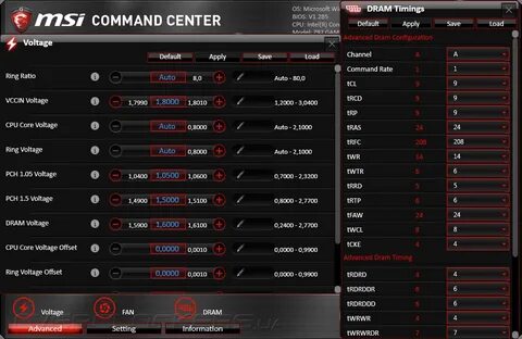 Command timing