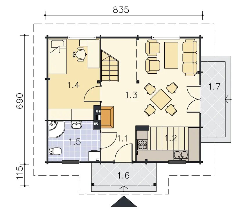 План второго этажа с эркером. План дома 7 на 8 одноэтажный. Проекты домов с планировкой. Проекты домов 7 на 10 одноэтажный. Планировка дома с эркером 2 этажа.