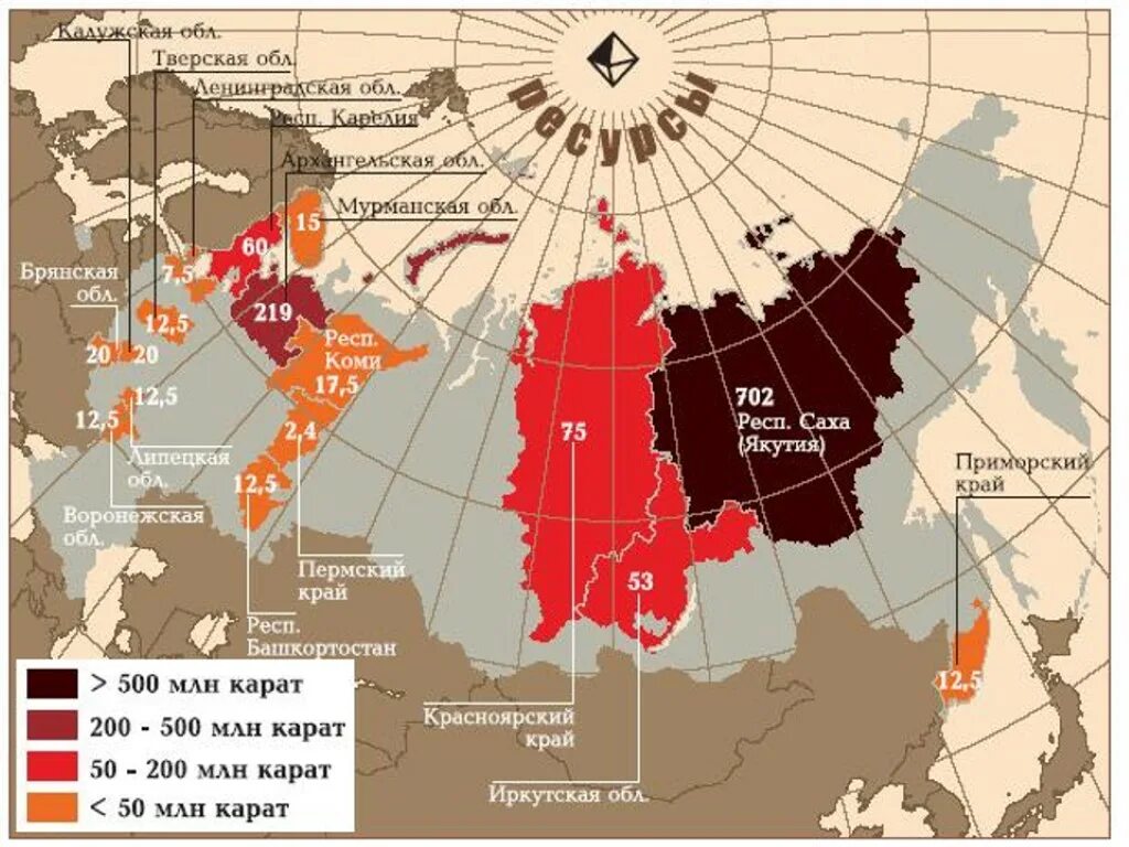 Карта золота в россии. Алмазные месторождения России на карте. Карта добычи алмаза в России. Алмазы на карте России месторождения. Месторождения алмазов в России на карте.