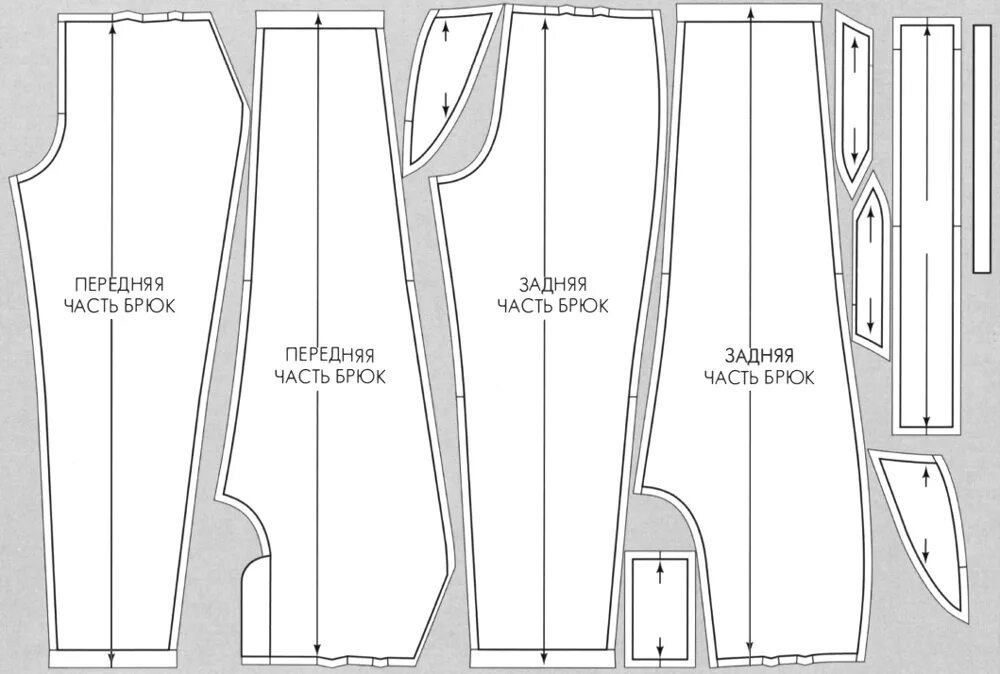 Раскроенные детали. Раскладки лекал брюк женских. Как правильно разложить выкройку брюк на ткани. Раскладка выкройки брюк на ткани. Раскладка лекал классических брюк.