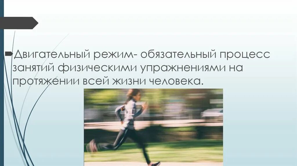 Основа двигательных режимов