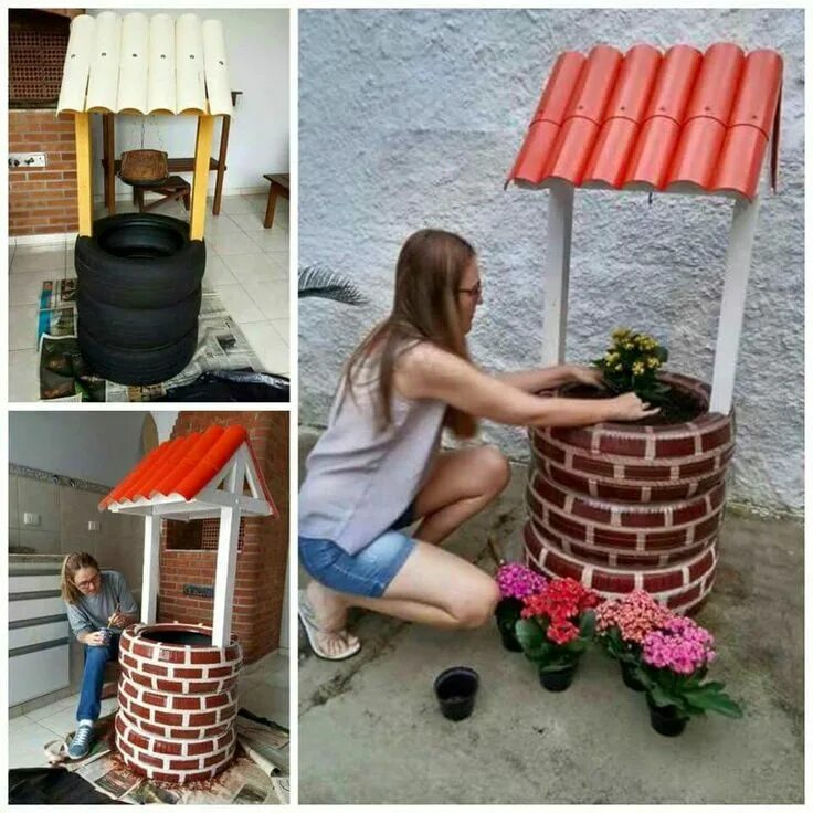 Turn Old Tree Stumps Into Beautiful Flower Planters