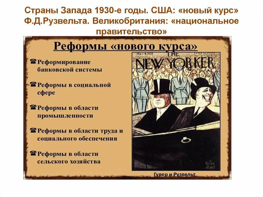 Суть курса рузвельта. Страны Запада в 1930 - е годы. Реформы Рузвельта. Новый курс Рузвельта в США 1930. Страны Запада в 1930 США новый курс Рузвельта.