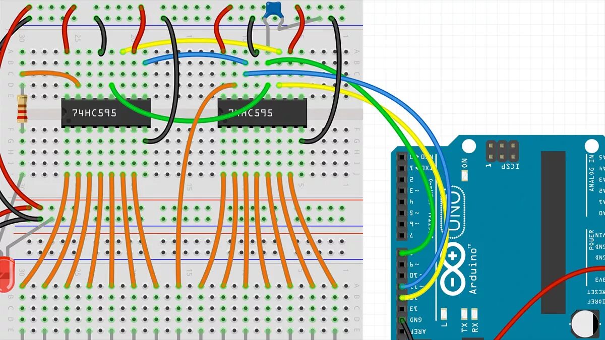 Регистры ардуино. Sn74hc595n. Sn74hc595n Arduino. 74hc595 Arduino. Ардуино 74hc595n индикатор.