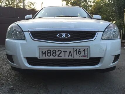 Клыки бампера приора